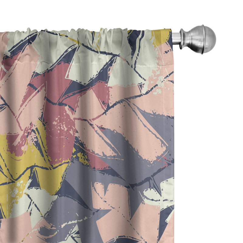 Semi Sheer Curtain Pair, 28" W x 63" L