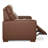  Acadia Power Leather Match Reclining Loveseat with Headrest