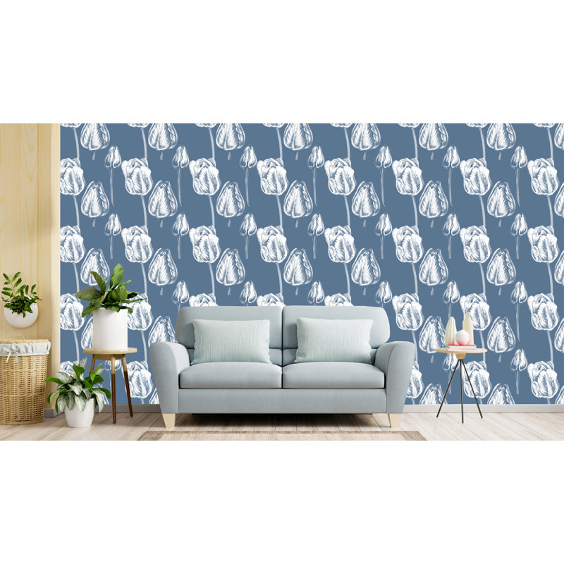 Peel & Stick Floral Roll