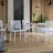 Melissus Stacking Patio Dining Armchair-110883609