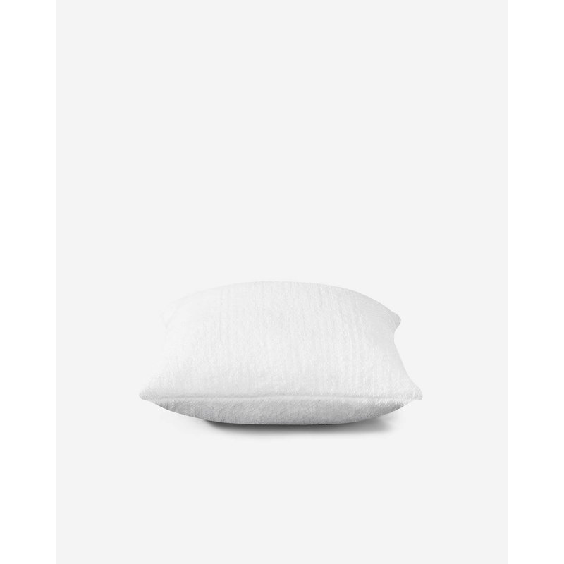 Snug Square Pillow Cover & Insert, Clear White, 20" H x 20" W