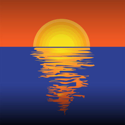 Sunset Or Sunrise - Wrapped Canvas Print
