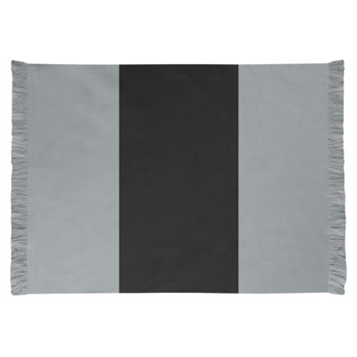 Tapis tissé à plat gris/noir Baltimore