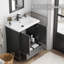 30" Single Sink Bathroom Vanity Base Only, Painted Surface, Soft-Close Doors-116272811