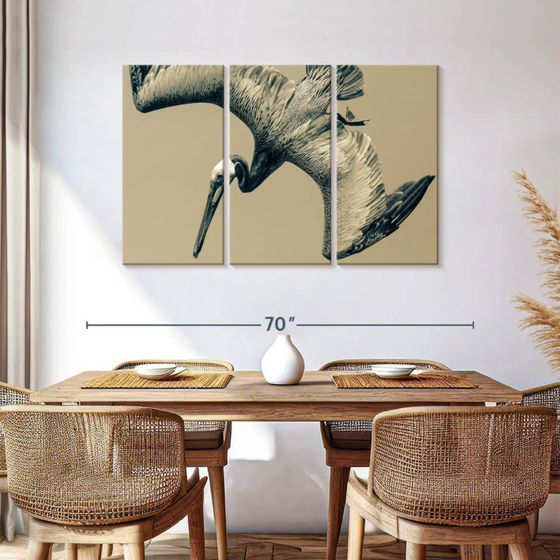 Brampt Flying Pelican, 36" H x 57" W