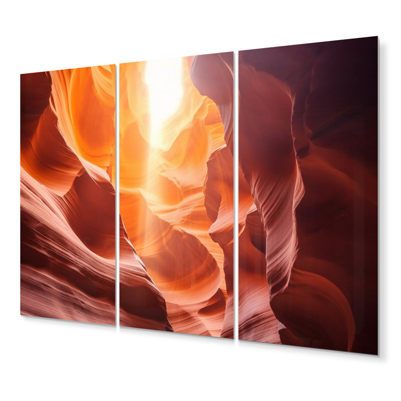 Canyon Antelope Harmony III - Landscapes Metal Art Print Set