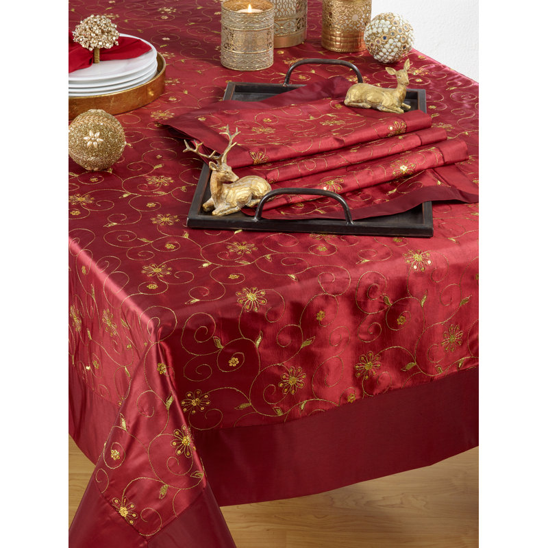 Raycliff Tablecloth, 140" L x 65" W