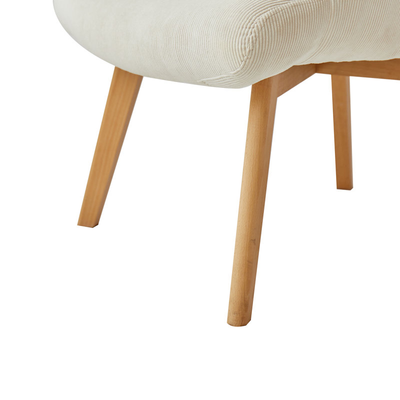 Méridienne Dreyer, Velours côtelé beige