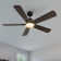 52 Inch 5 Blades DC Motor Smart Ceiling Fan with Remote and Light Kit.