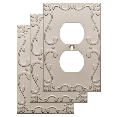 Classic Lace 1-Gang Duplex Outlet Wall Plate