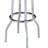 Ebensburg Swivel Upholstered Counter Stool with Metal Frame-495931763