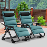 Reclining Zero Gravity Chair with Cushion