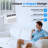  12,000 Btu U-shaped Window Air Conditioner - Ultra Quiet 45db, Cools 550 Sq.ft, 6 Modes & Remote Control, Energy Saving With Sleep Mode & Auto Temp Sensor