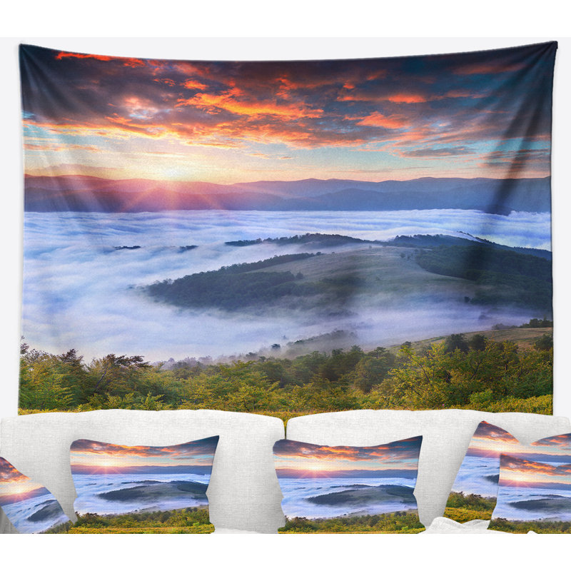 Polyester Tapestry, 78" H x 92" W