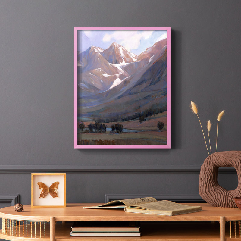 Impression encadrée Epic II - bois massif, H 10 po x l 8 po, Rose