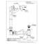 Ensemble de drain de baignoire 18 "à branchement direct et débordement de pied de baignoire avec trop-plein 2 trous-38397044