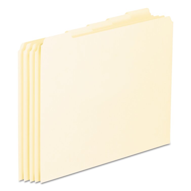 Pendaflex® Blank Top Tab File Guides Manila File Guides