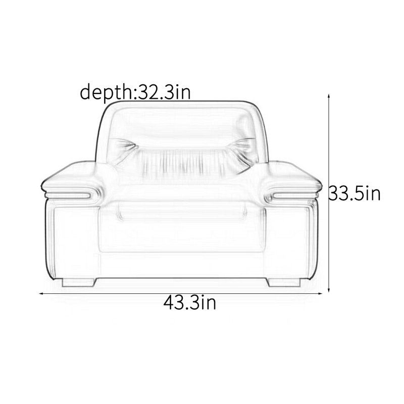 Chaise d'appoint moderne et décontractée