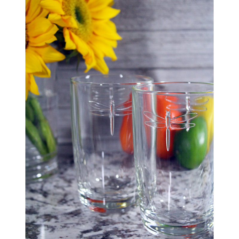 Libellules Highball Glass