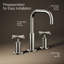 Robinet de salle de bain surdimensionné Kohler avec ensemble de bonde escamotable Kohler Purist-32738686