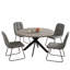 Chaises de salle à manger de cuisine moderne, chaises d'appoint rembourrées (4 chaises)-1462619214-1462619209