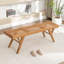Banc en bois massif et canne Brylynn-1744925510