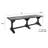 Virginia Reclaimed Pine Wood Table with Trussel, Black-603492966
