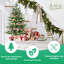 Arbre de Noël de table 2 pi avec 2 extrémités en PE 2 pi