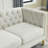 82.2-Inch Velvet L-Shaped Sectional Sofa, 5-Seater With 3 Cushions, Ideal For Living Rooms And Offices-987331898