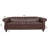 Arlen 84.65'' Faux Leather Rolled Arm Sofa,Nailheads,couch-694338710
