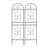 Rustproof Iron Trellis Stylish Outdoor Designed For Climbing Plants