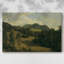 Paysage boisé / contreforts alpins-Art contemporain sur toile tendue-Gauermann-c. Milieu du 19e siècle-1603076198