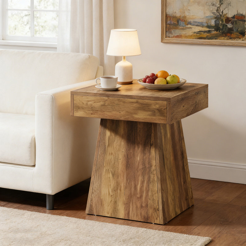 19.8" Square End Table