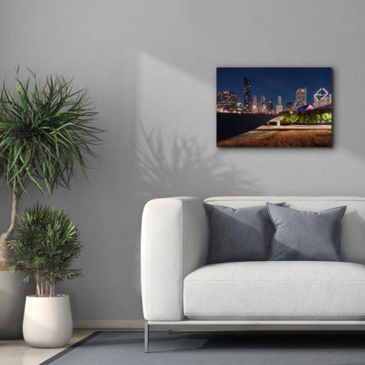 "Epic Graffiti" Chicago Millennium Bridge 2 "par Epic Portfolio, art mural sur toile, 26 po x 18 po