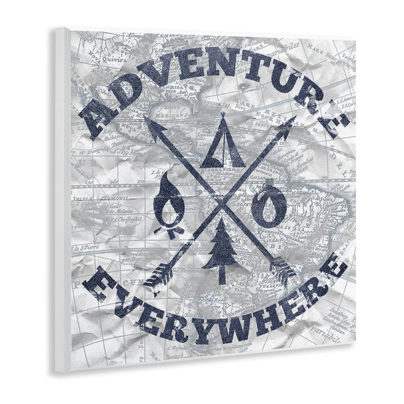 «Adventure Everywhere», impression sur plaque murale par Elizabeth Medley