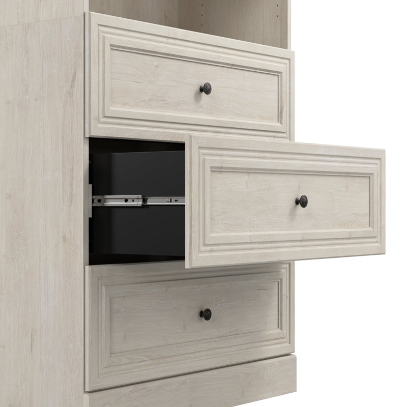 Oneybrook 60'' Walk-In Tower, Linen White Oak
