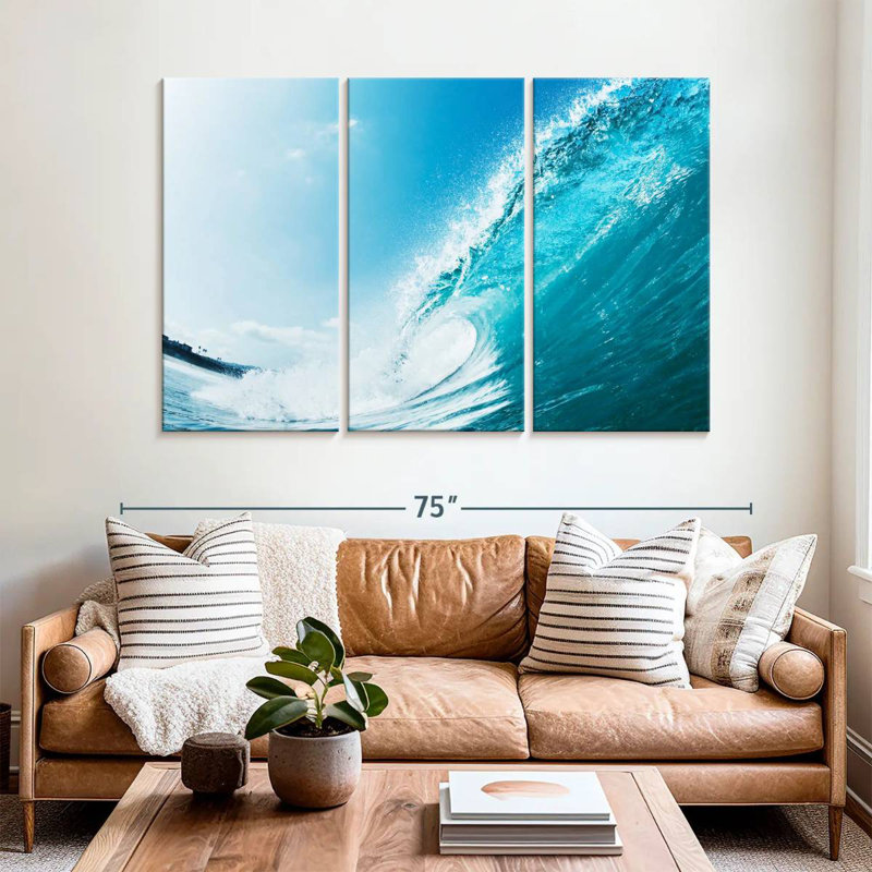 Gillard Clear Blue Wave, 42" H x 65" W