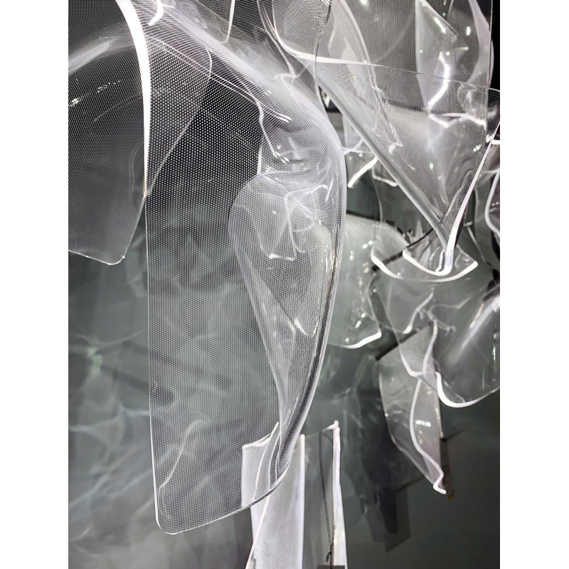 6 - Light Polished Chrome LED Cluster Pendant