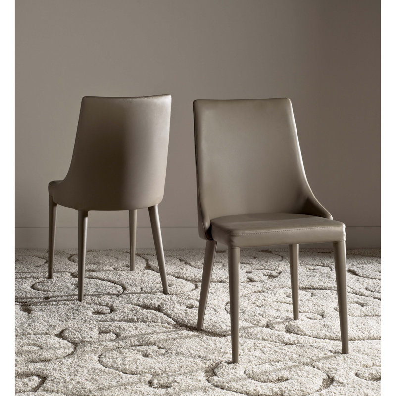 Bohy 19.1" H Upholstered Side Chair, Linen Taupe