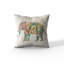  Coussin décoratif en velours «Boho Paisley Elephant»