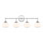 Dimmable Bathroom Wall Light with White Glass Shades-907329099-907329100-907329102
