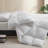 All Season Down & Feather Blend Comforter with 100% Cotton Cover-1792302292