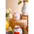 SET OF FIVE CERAMIC HEARTS WITH WORDS VASES