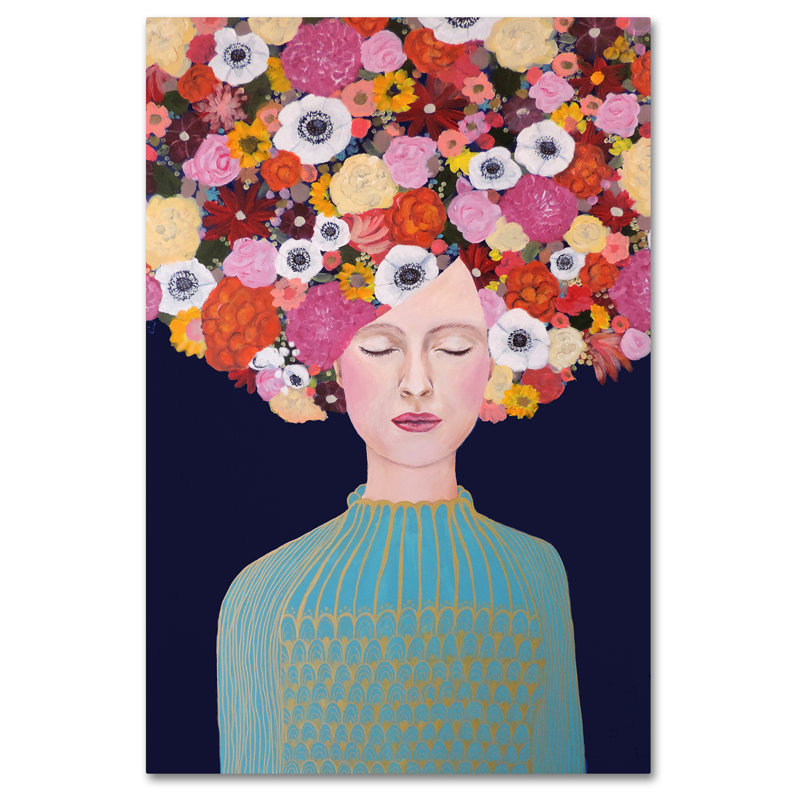 Breagh 'Celeste' Print on Wrapped Canvas, 32" H x 22" W