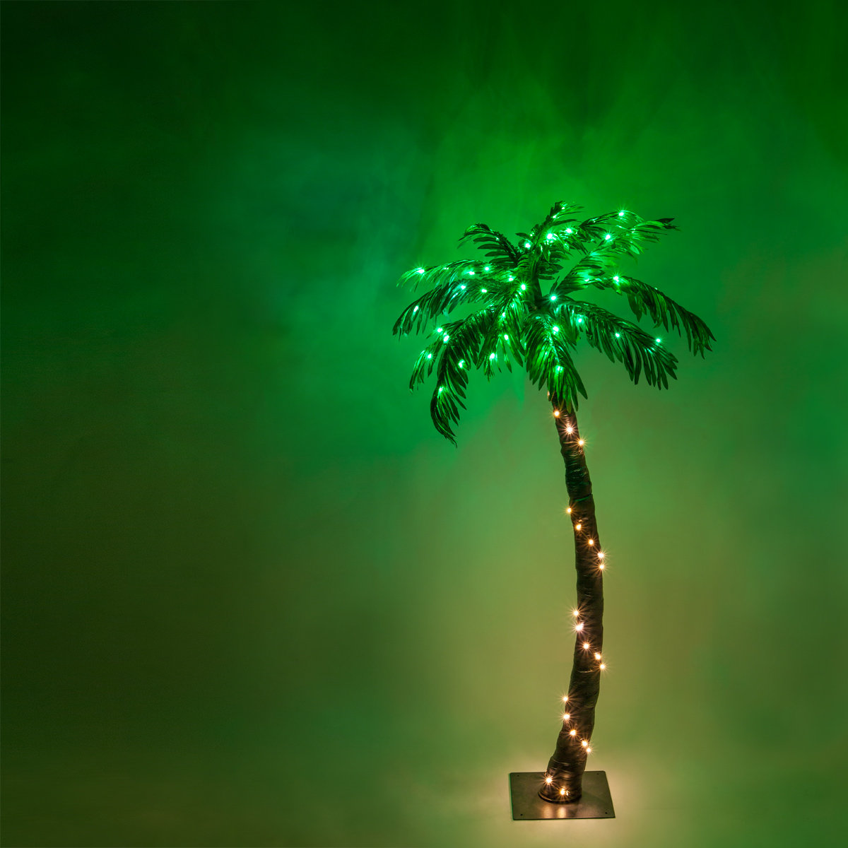 Bayou Breeze LED Lighted Palm Tree & Branches & Reviews | Wayfair