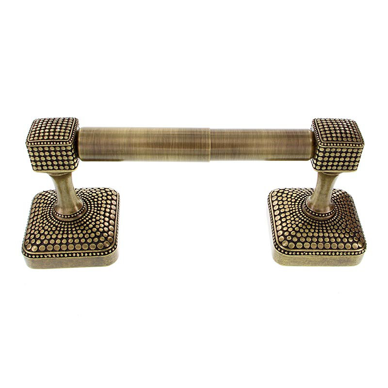 Tiziano Wall Mounted Toilet Paper Holder, Antique Brass