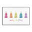 Rainbow Christmas Trees, art de la giclée encadrée par House Fenway-27411217-27411221