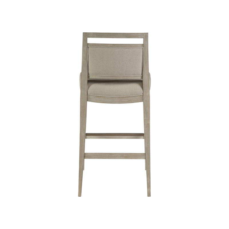Cohesion Upholstered Stool, Counter Stool (24.5” Seat Height), Bianco