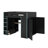 Full Size Wood Loft Bed With Desk,Wardrobe,Ample Storage Space And RGB LED Light-411746337