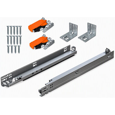 TANDEM plus BLUMOTION 563H Undermount Drawer Slide Blum Fits 1/2" to 5/8" Drawer Thickness (1 Set)